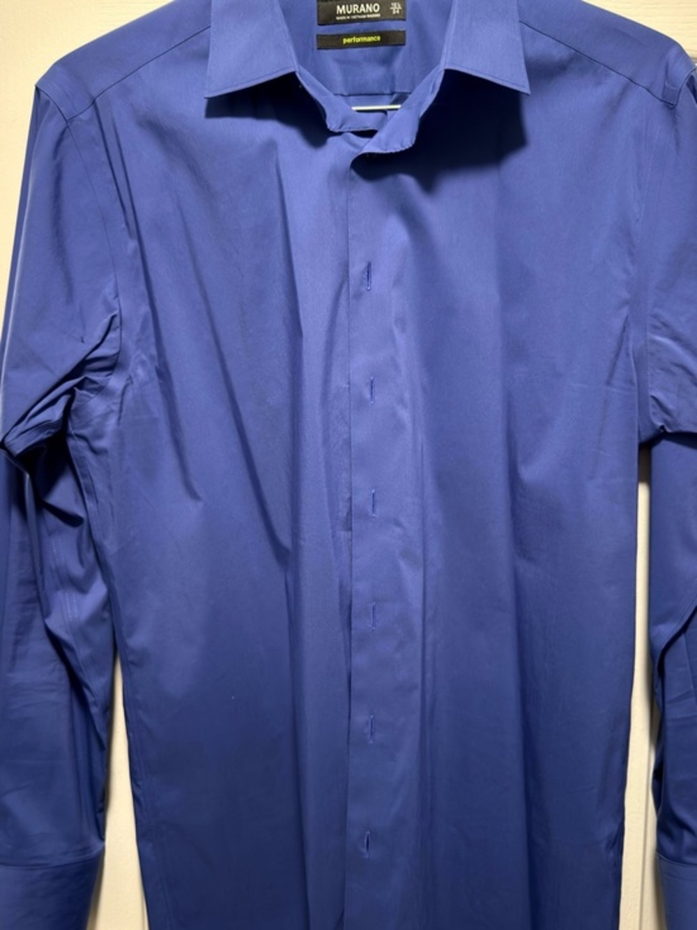 Murano Men's Royal Blue Dress Shirt